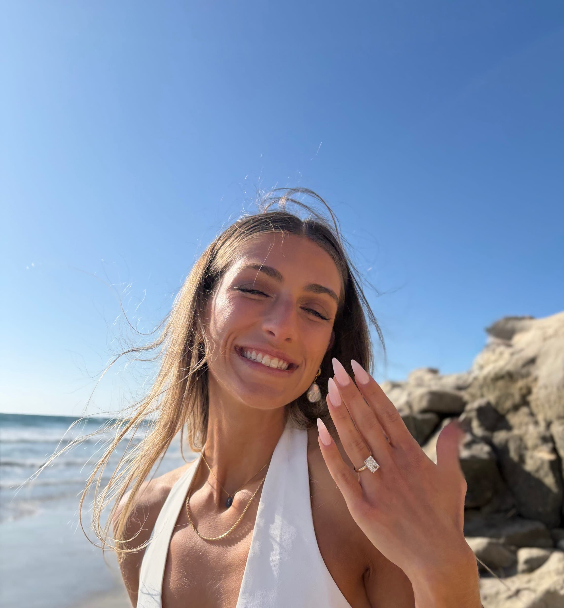 Caitlyn and her engagement ring